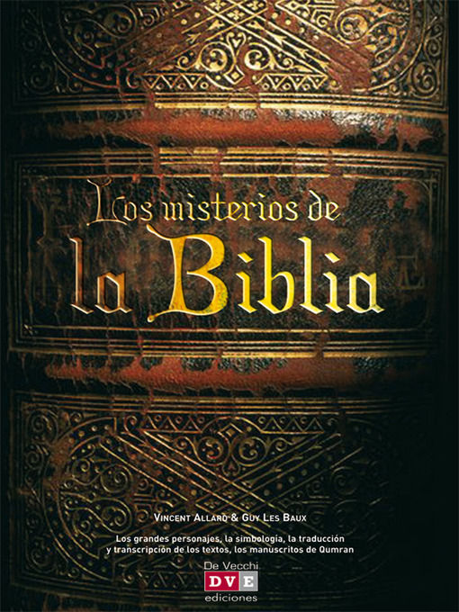Title details for Los misterios de la Biblia by Vincent Allard - Available